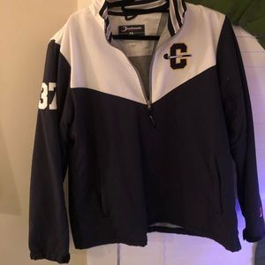 vintage varsity half zip (i wear oversized)